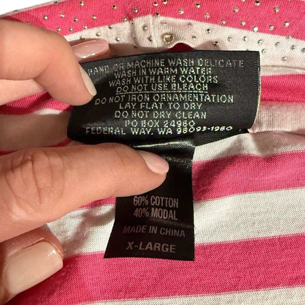 Christine Alexander Swarovski Crystal Cardigan and Tank Set - 19” pit to pit - Picture 10 of 11